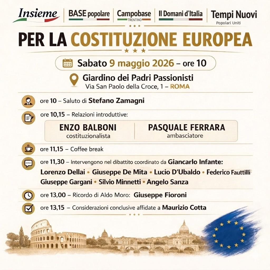 2026 05 09 riparlare di costituzione europea