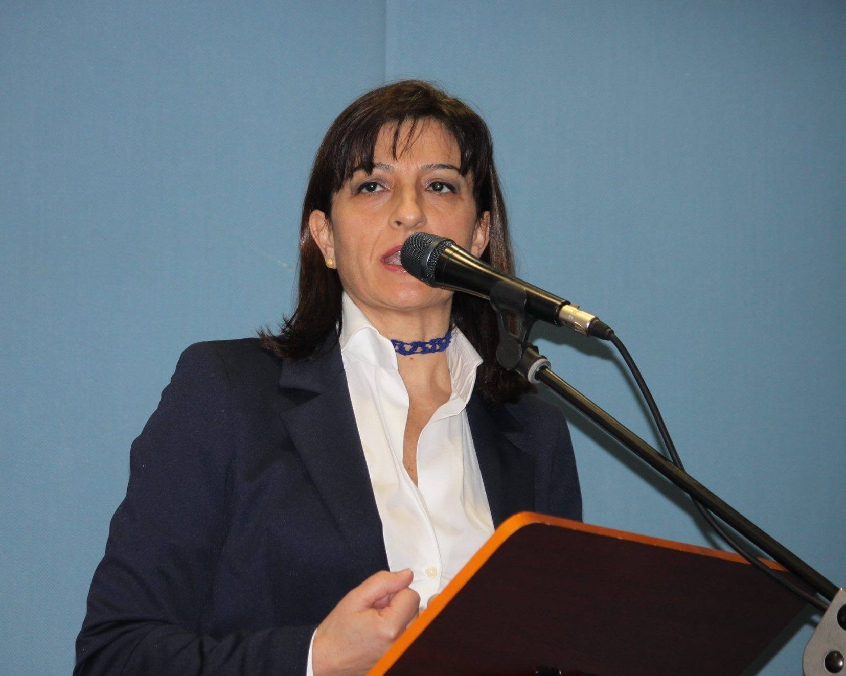 Nella foto, Silvia Lidia Fancello, rappresentante ALE-EFA in Sardegna